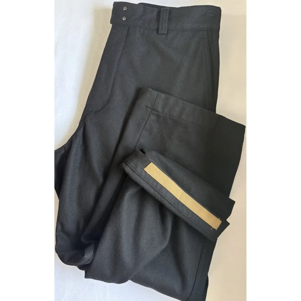 VTG Y2K Banana Republic Mens‎ 36x30 Dress Pants Wool Nylon Military Grunge